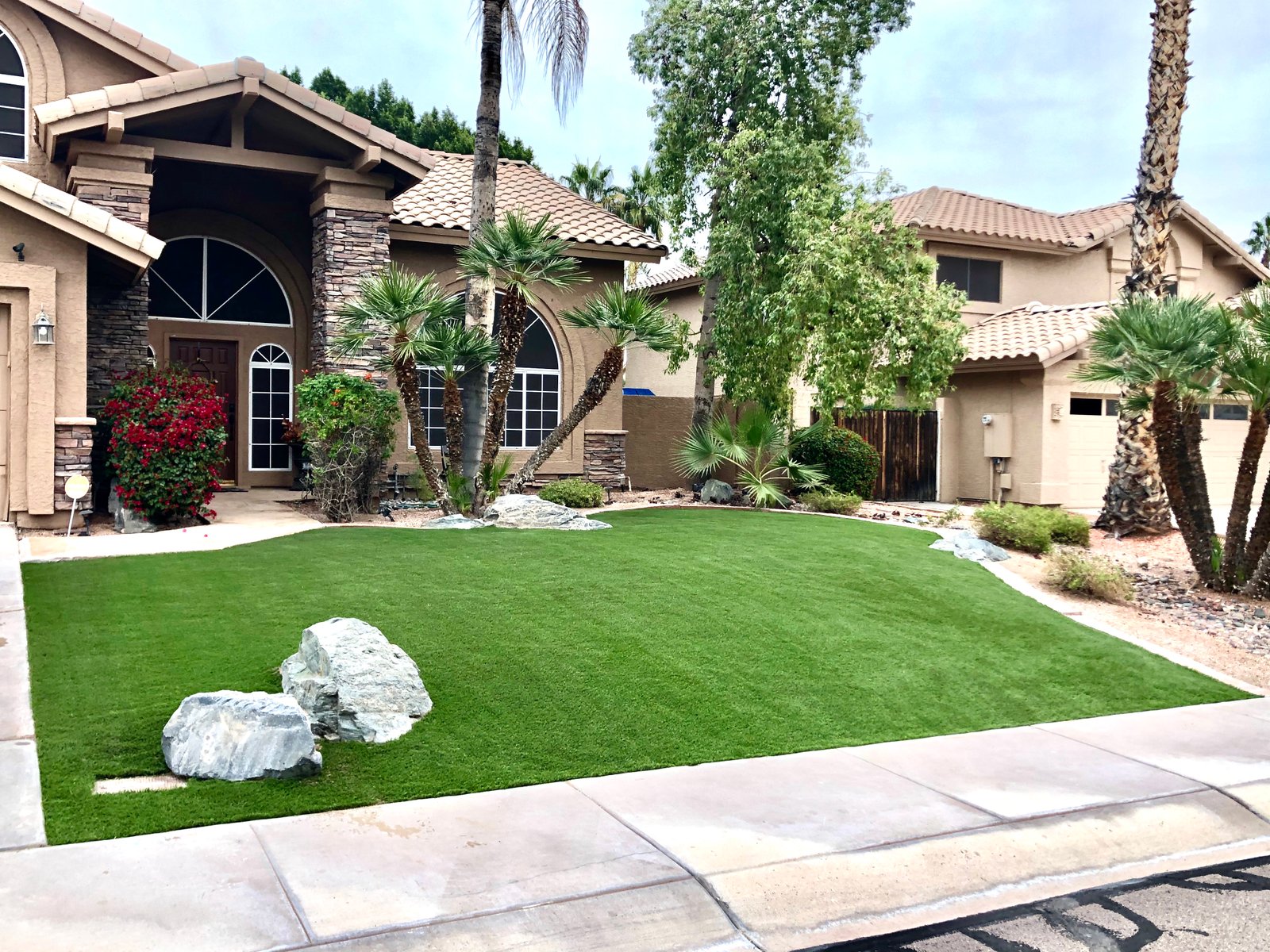 Residential turf install Scottsdale AZ